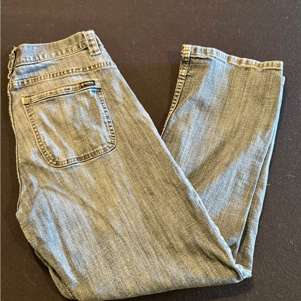 Hawk Men's 32x30 Relaxed Blue Work Wear Jeans